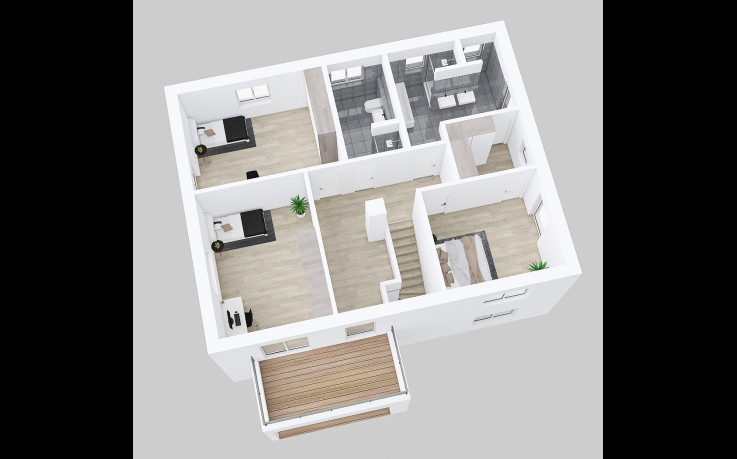 Dřevostavba Genera 2-176