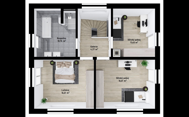 Dřevostavba Spring 2-125