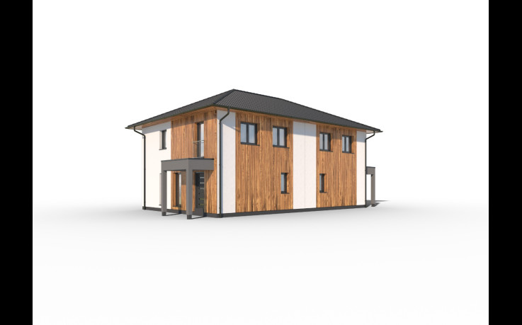 Dřevostavba Duo 3-227