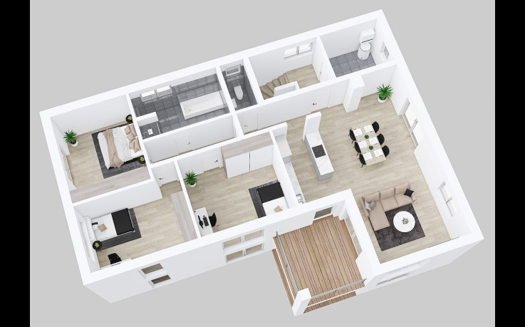 Dřevostavba Genera 4-237