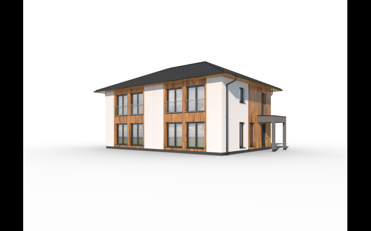 Dřevostavba Duo 3-227
