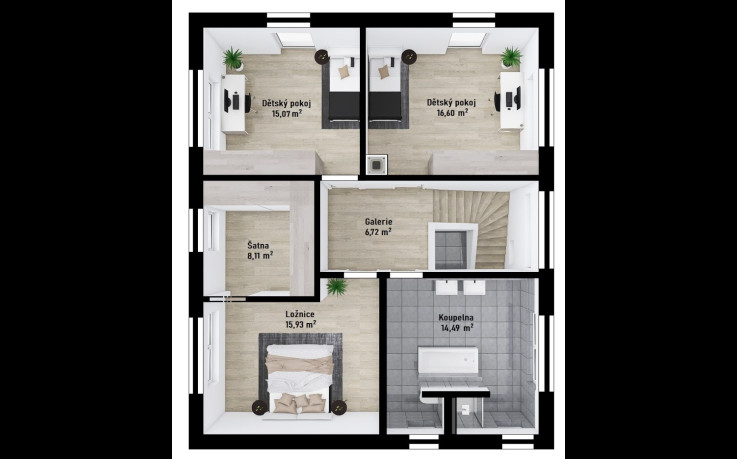 Dřevostavba Vita 4-165