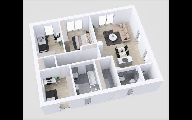 Dřevostavba Rapido 3-102