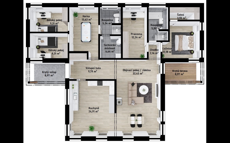 Dřevostavba Inspirace 3-146