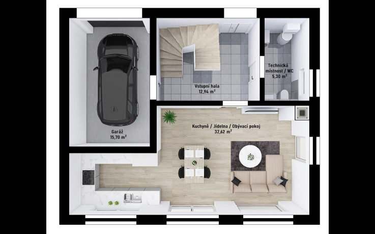 Dřevostavba Skywood 2-126