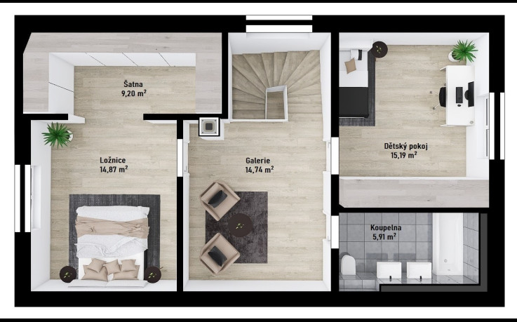 Dřevostavba Videra 1-126