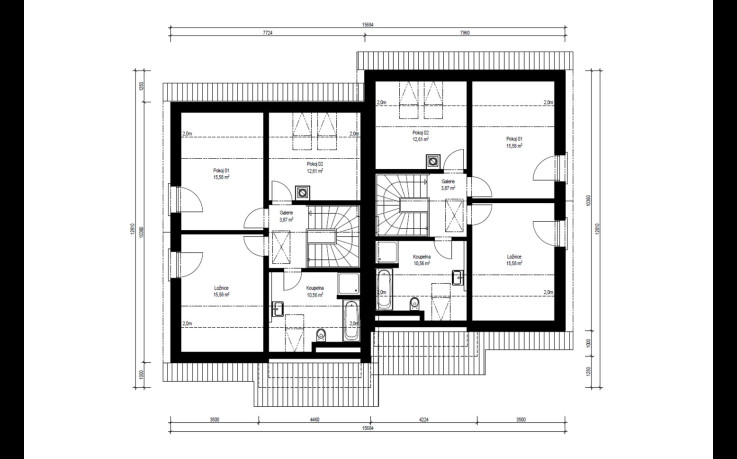 Dřevostavba Duo 5-253