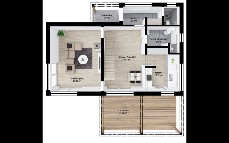 Dřevostavba Vita 3-151