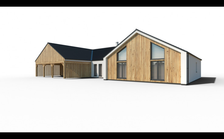 Dřevostavba Individuální bungalov