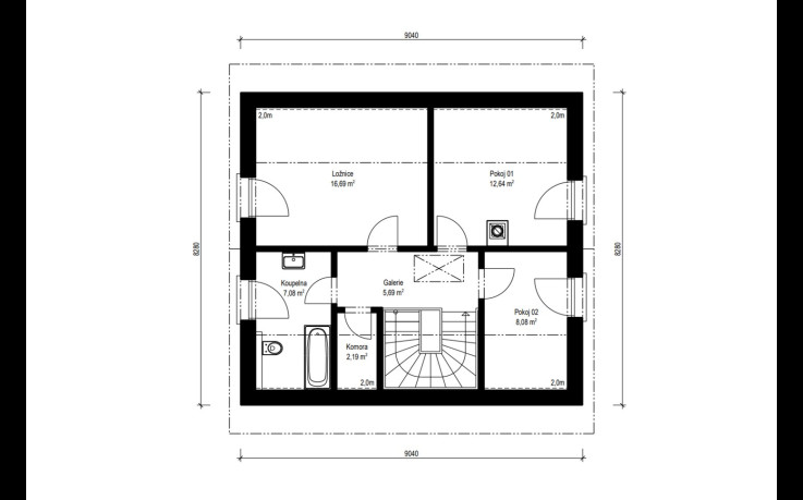 Dřevostavba Spring 1-112
