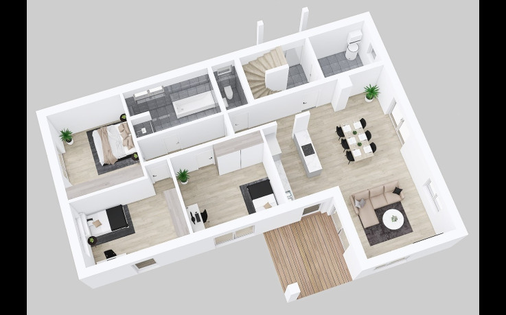 Dřevostavba Genera 4-237