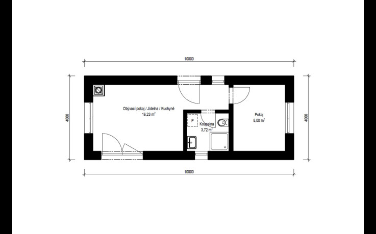 Dřevostavba Easy 2-28