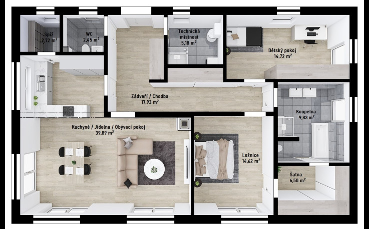 Dřevostavba Rapido 4-114