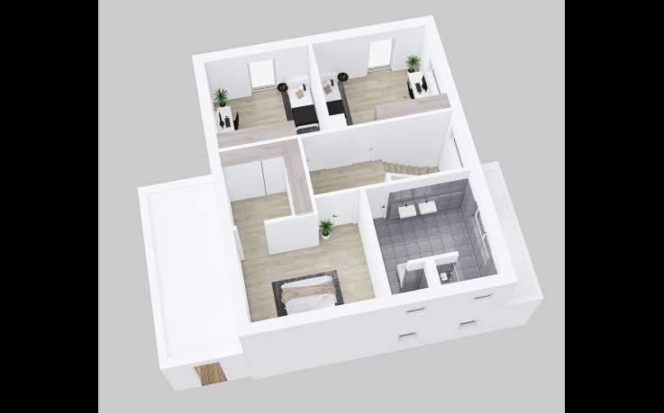 Dřevostavba Vita 4-165