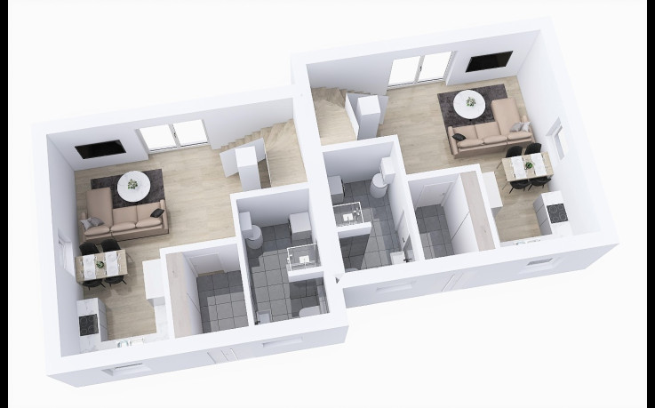 Dřevostavba Duo 1-153