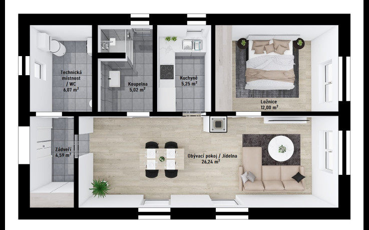 Dřevostavba Easy 5-59