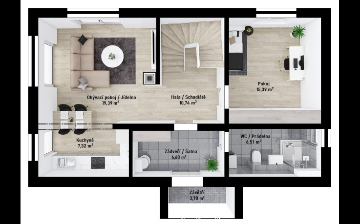 Dřevostavba Videra 1-126