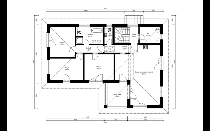 Dřevostavba Genera 4-237