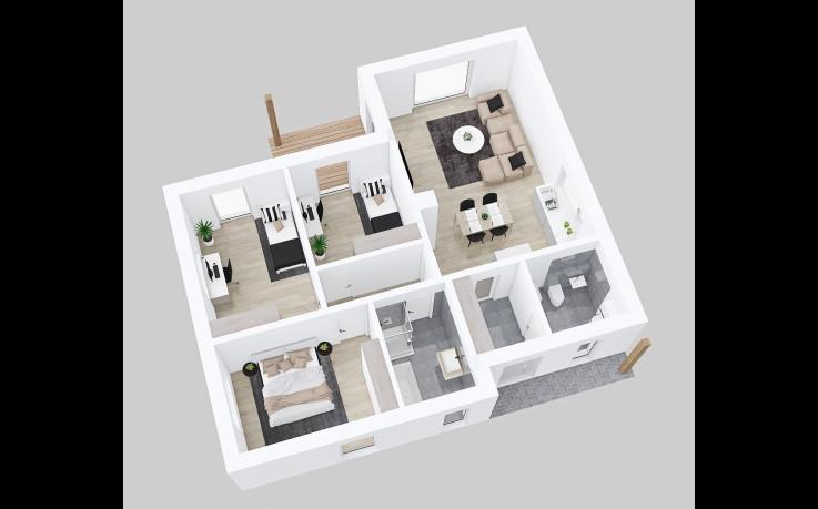 Dřevostavba Madera 1-85