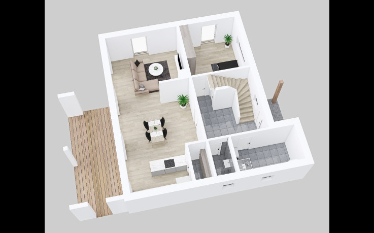 Dřevostavba Vita 4-165