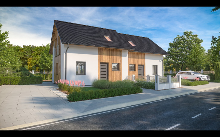 Dřevostavba Duo 1-153