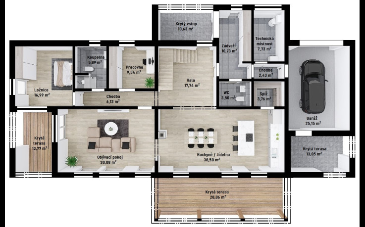 Dřevostavba Vita 5-288