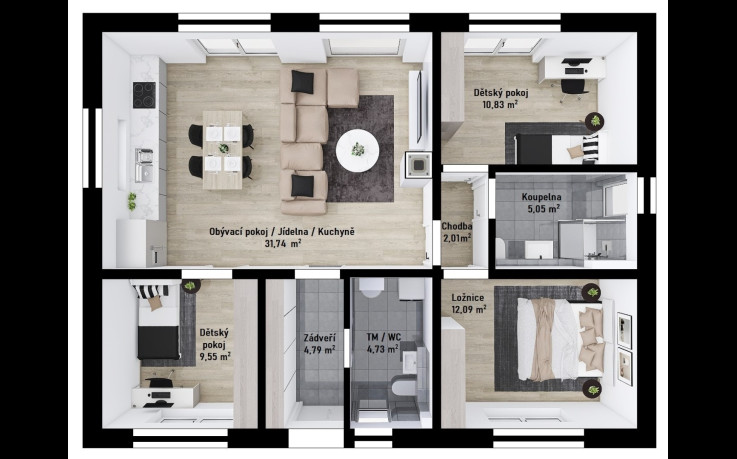 Dřevostavba Rapido 2-81