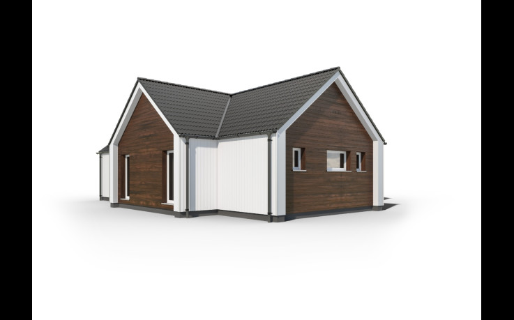 Dřevostavba Scandic 3-126