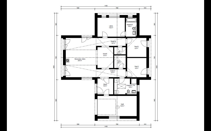 Dřevostavba Scandic 3-126