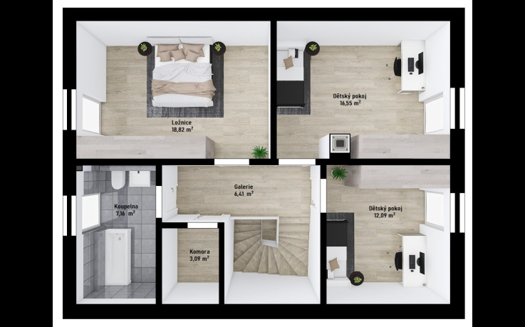 Dřevostavba Spring 3-134