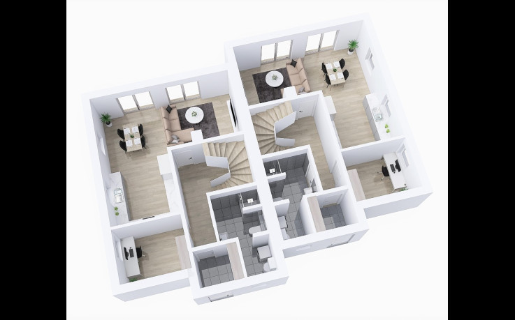 Dřevostavba Duo 5-253