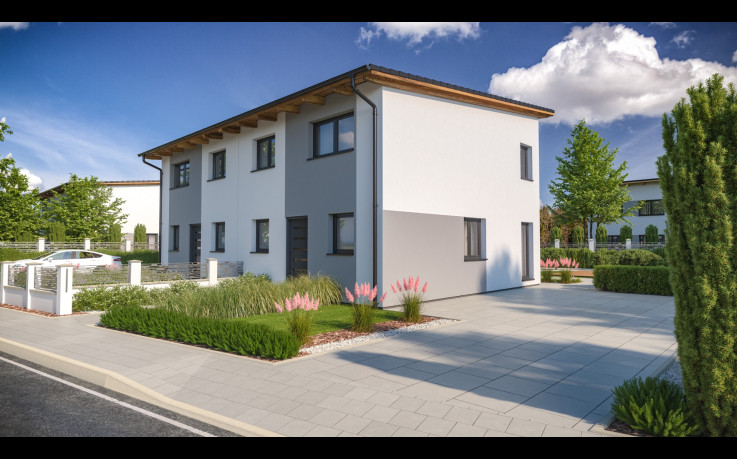 Dřevostavba Duo 2-210